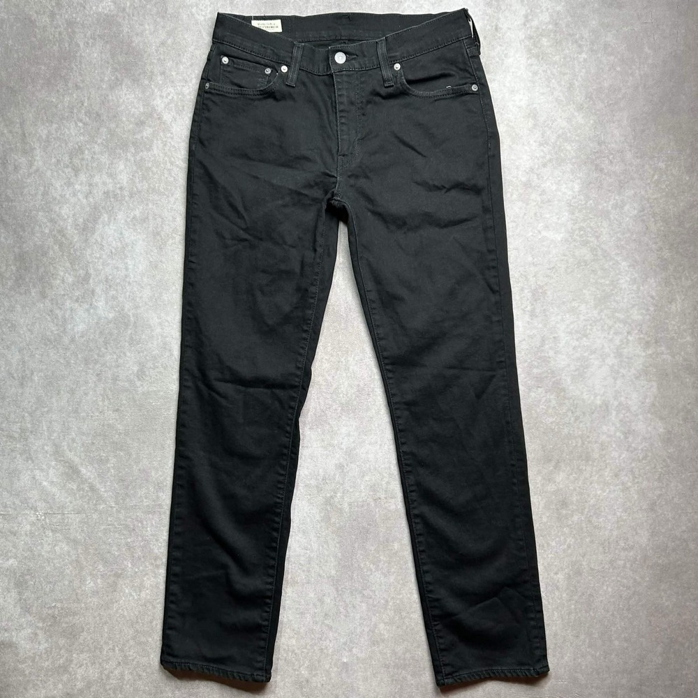 Levis 541 Jeans Mens 30W x 31L Black Tapered Flex Denim Premium